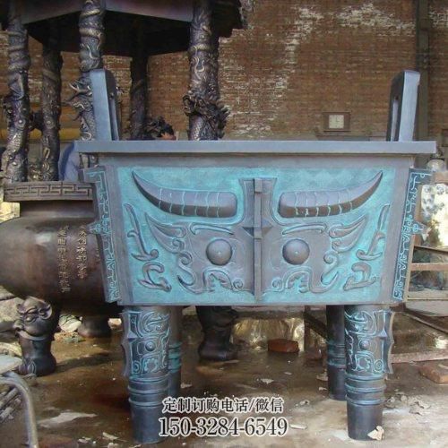 方鼎铜器雕塑 方鼎铜器雕塑